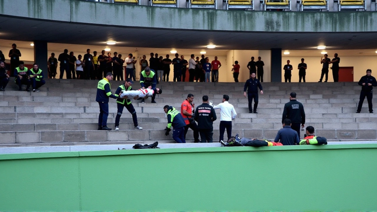 Torcedor do Coritiba Sofre Queda Séria no Estádio Couto Pereira: Segurança em Estádios em Foco